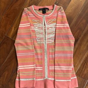 Marc Jacobs Pink Multicolor Striped Sweater